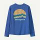 That is a T-Shirt;  Patagonia K's L/S Cap SW T-Shirt Ridge Rise Moonlight: Eddy Blue