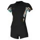 O'Neill Wms Bahia 2/1 Front Zip S/S Spring
