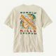 That is a Tee Patagonia M's Take a Stand Responsibili-Tee Dammin' Kills: Birch white