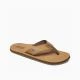 That is a Sandals; Flip Flops Reef Leather Smoothy bronze brown