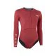 That is a Wetsuit; Surfsuit ION Essentials Amaze Hot Shorty 1.5 LS Front Zip women scarlet red
