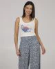That is a Top; Shirt Salty Crew Beach Scene Tank off white