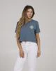 That is a Top; Shirt Salty Crew Tippet Fill cropped Tee fin blue