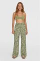 That is a Pants O'Neill Johnny Smocked Waist Pants green textured jungle