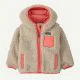 That is a Teddy Fleece Patagonia Baby Retro-X Hoodie Natural White/Sparkle Pink Natural White/Sparkle Pink