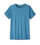 That is a T-Shirt Patagonia W's Cap Cool Daily Shirt - Mother Rays Shore Blue