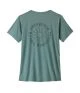 That is a T-Shirt Patagonia W's Cap Cool Daily Shirt - Spoke Stencil Blue Sage