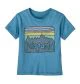 That is a T-Shirt;  Patagonia Baby Fitz Roy Skies T-Shirt Shore Blue Shore Blue