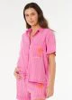 That is a Shirt Rip Curl Hotel Malibu Embroid Shirt Super Pink Super Pink