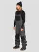 That is a Snowboard Pants; Ski Pants; Volcom Creston 3D Stretch BiB O Dark Grey