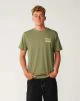 That is a T-Shirt Rip Curl Surf Trip TEE Surplus Green Surplus Green
