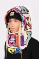 That is a scarf Eivy Mandy Fleece Balaclava Typo Multi Typo Multi