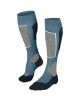 That is a Skisocks;Snowboardsocks;Socken;Wintersport Falke SK4 Advanced M 16550 smoke blue 6085 smoke blue 6085