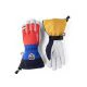 That is a Skigloves;Snowboard.gloves Hestra Army Leather Heli Ski - 5 Finger Light Red Multi
